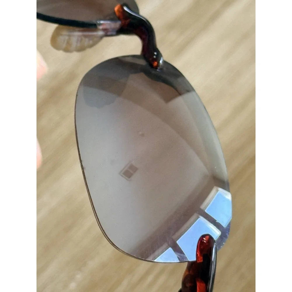 MAUI JIM Sandy Beach/Brown Tortoise MJ-408-10 Sport Half-Rim Sunglasses